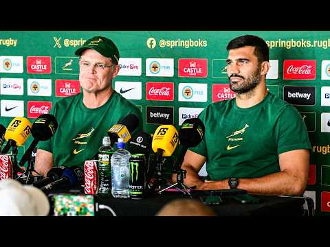 Rassie Erasmus and Damian De Allende | Springbok Team Announcement | 29 June 2026