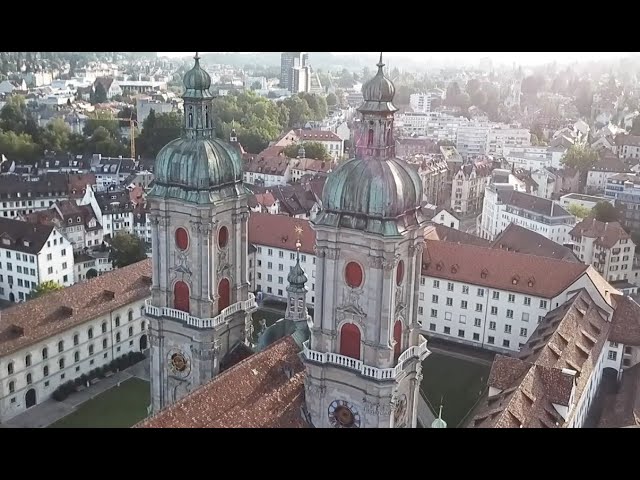 St. Gallen from a bird's-eye view (drone video)