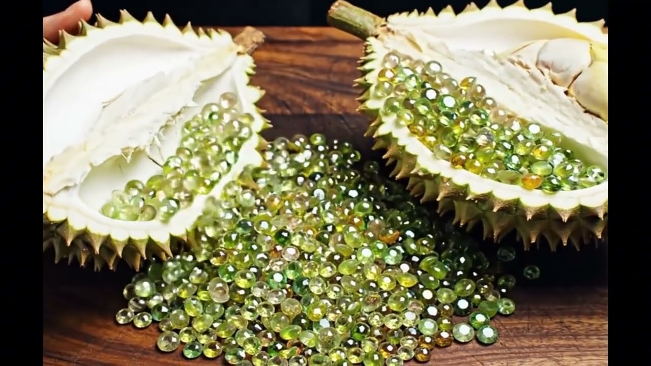 과일과 견과류 속에 숨겨진 억만금 보석? | 상상조리실 보석 시리즈 모음집 | Fruits & Nuts Reveal Gemstones 🥭🍍✨