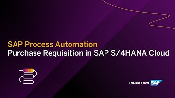 Create a Purchase Requisition in SAP S/4HANA Cloud with SAP Process Automation