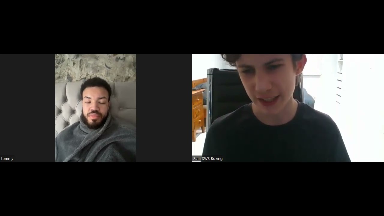 Interviewing Tommy McCarthy ahead of his fight vs Chev Clarke  27th jan