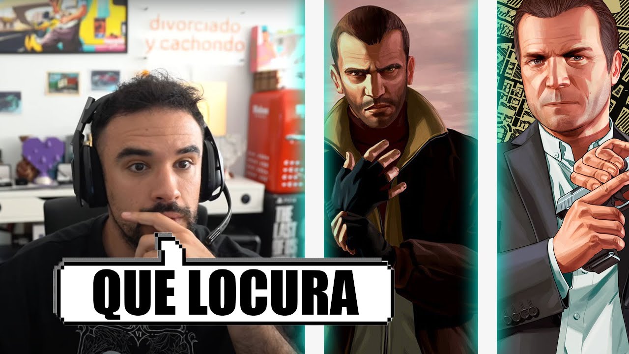 IlloJuan reacciona a GTA IV, GTA V y RDR2 tras ver GTA 6