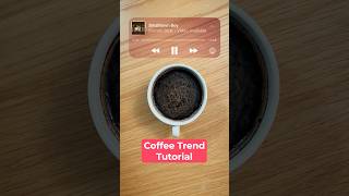 ☕🎬 Save this tutorial for your next coffee moment ✨ #coffeelover #edit #inshot #reelstrend