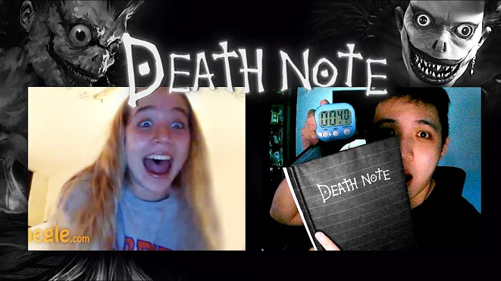 DEATH NOTE Prank on Omegle with a Timer! "Funny Re...