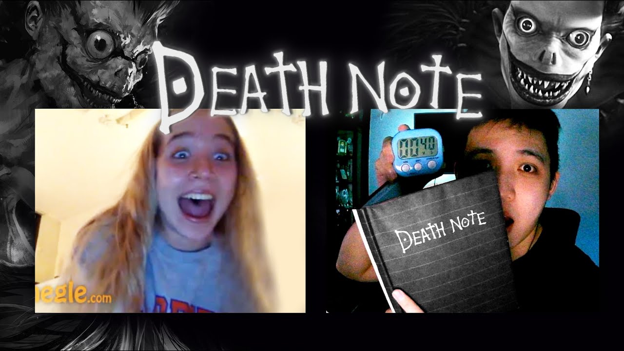 ⁣DEATH NOTE Prank on Omegle with a Timer!