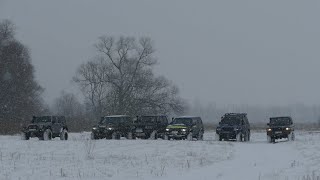 WILLYS валит хрен догонишь, Бородачч целый день едет на ЛуАЗе, 20-ть ВНЕДОРОЖНИКОАВ общий старт