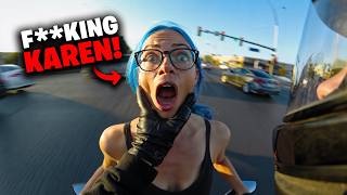 When Bikers Fight Back Against Rude Karens!