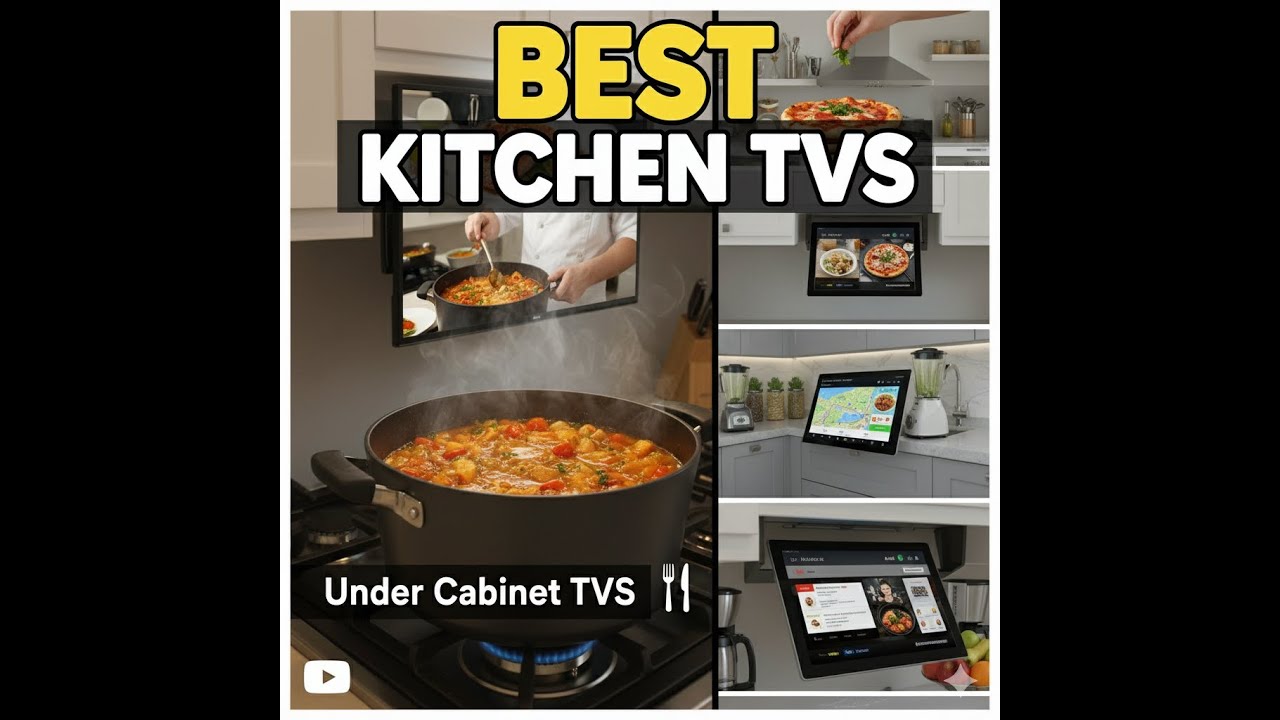 Best Under Cabinet TVs for Kitchen
