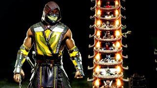 Champion Klassic Tower Luridae Scorpion | Very Hard | Mortal Kombat 11  No Commentary