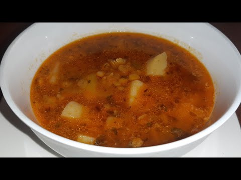 🥣Dadlı qarox supu.Noxud şorbası.Гороховый суп.Pea soup