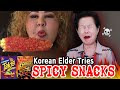 Korean in her 70s try Hot Cheetos and Takis for the first time