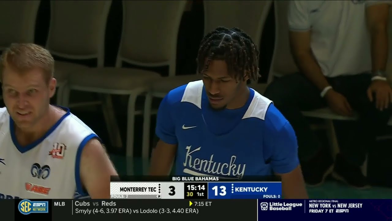 20222023 Big Blue Bahamas Kentucky vs Monterrey Tec (exh) Win