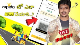 how to work rapido captain taxi in Telugu 2024 how to join rapido bike taxi online apply rapido job Resimi