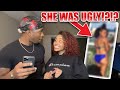 Reacting To My Girlfriends Old Pictures *SHE WAS DOWN BAD*