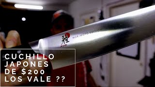 Probando un Cuchillo Japones de $200 Los VALE ???