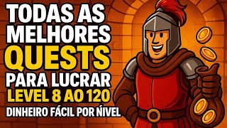 💰 ALL the BEST Quests to PROFIT from Level 8 to 120 in Tibia! | EASY Money by Level 🤑