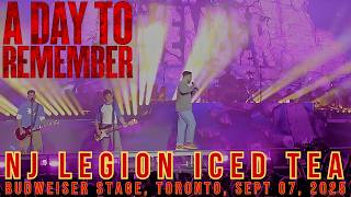 A Day To Remember | "NJ Legion Iced Tea" | Live at Budweiser Stage | Toronto | Sept 07, 2025