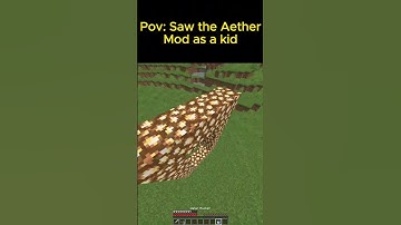 Pov: You Saw the Aether Mod as a Kid. #shortshorts #funnyshorts #minecraft #youtubeshorts
