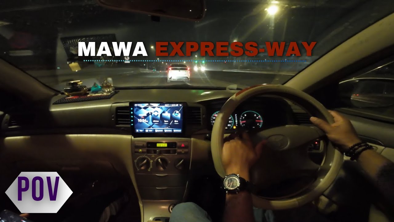 Hanif Drive High Speed POV Drive on Hanif Flyover | Old Shape Toyota Corolla ...