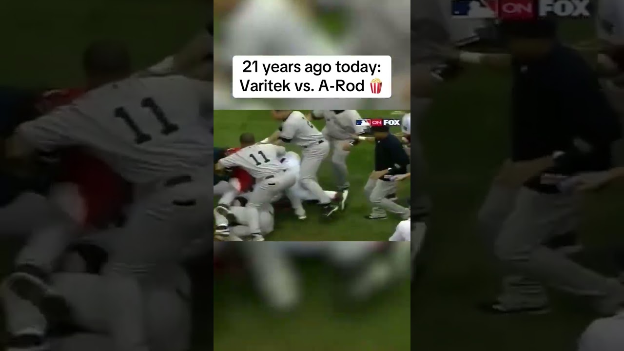 One of the classic Red Sox-Yankees rivalry moments 📺