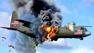 US Cargo Plane Carrying Combat Equipment to Ukraine Shot Down by Russian S-500 Missile, Arma3