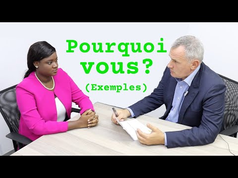 Pourquoi vous et pas un autre ? Exemples de réponses (entretien d'embauche, oral de concours)