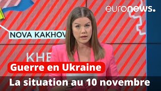 Guerre en Ukraine : le retrait de Kherson, éclairages cartes à l'appui