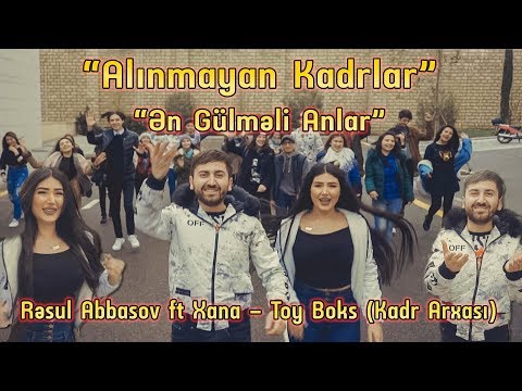Rəsul Abbasov ft Xana - Toy Boks (Kadr Arxası) Ən Gülməli Anlar #1