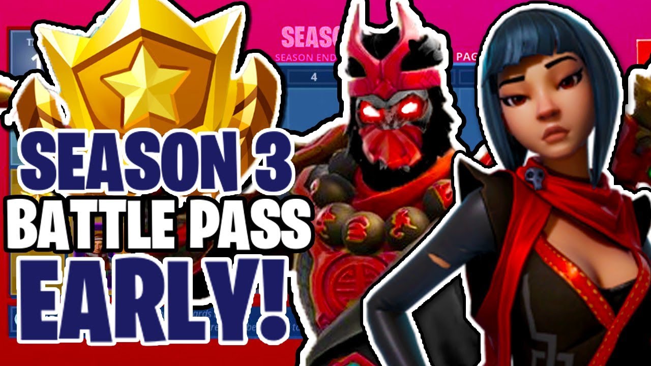 FORTNITE How to get SEASON 3 Battle Pass EARLY!???? (New ...