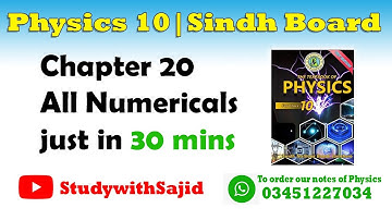 All Numericals of Chap # 20(Nuclear Structure) of Sindh Board new physics book for class 10 in Urdu.