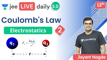 JEE 2022: Electrostatics L2 | Coulomb