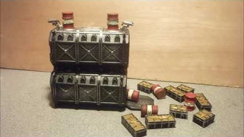 Munitorum armoured containers base painting final pt