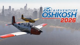 Flight to EAA Airventure, Oshkosh WI in T-34B