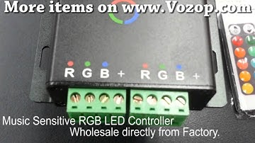 288W IR Music Controller with Remote for RGB LED Lighting