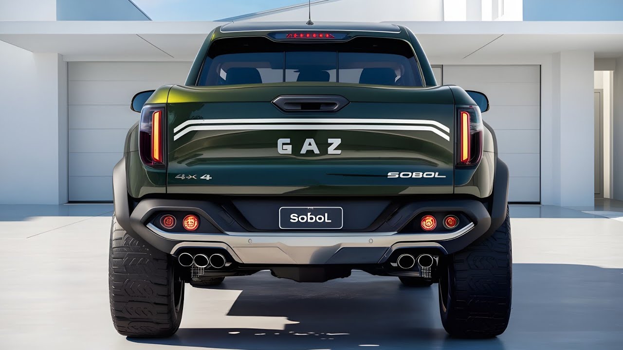Новый GAZ Sobol 4x4 2026 — Русский пикап, который удивил весь мир! 🚙💥
