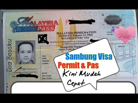 SAMBUNG VISA/PERMIT/PAS Tahun 2020 SANGAT MUDAH SENANG & CEPAT SIAP - Bayar Pakai Kad Kredit/Debit