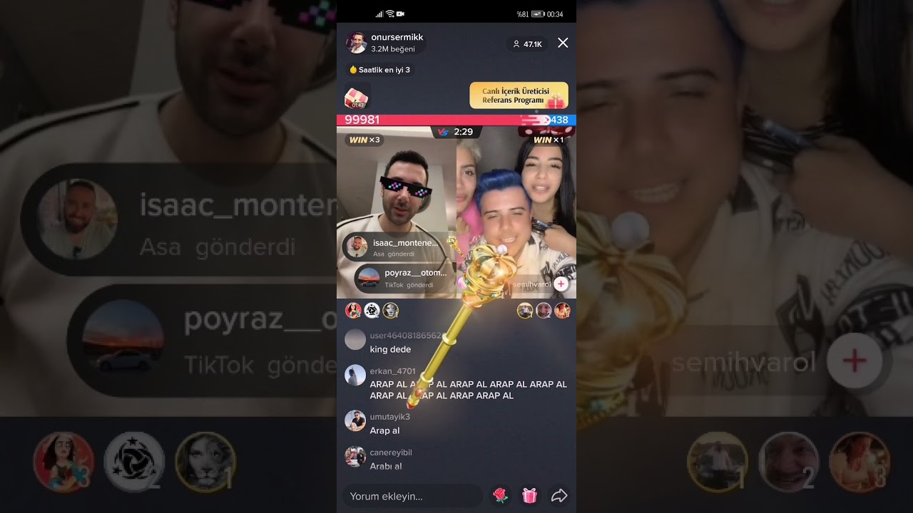 onur sermik /semih varol/ heves/gozde/kralin kizi hediye yagdirdi / 06.01 2022 /canli yayini