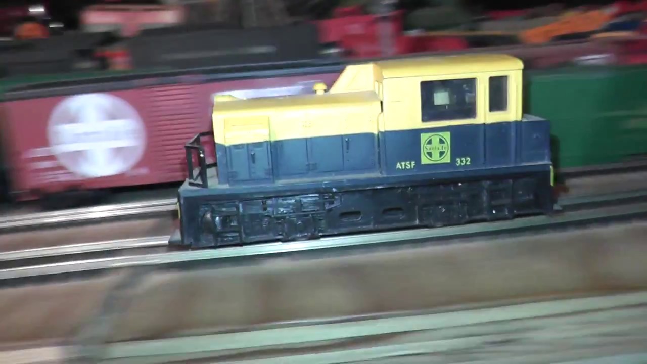 VIDEO INSIDE SANTA FE DIESEL SWITCHER LOCO ENGINE ATSF 332 YUGOSLAVIA ...