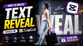 Create This Satisfying Text Reveal Effect in CapCut 🔥