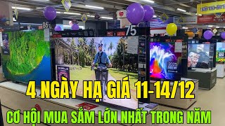 4 ngày Sinh Nhật - HẠ GIÁ TOÀN BỘ TV Samsung, Sony, TCL, LG | Cơ Hội Mua Sắm Lớn Nhất Trong Năm