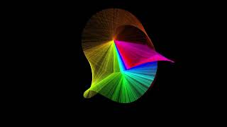 Chaos simulation using 15.000 double pendulum