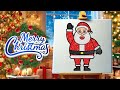 ✏️How to Draw Santa Claus🎅 | Easy Christmas 2025 Drawing Tutorial for Kids | Chiki Doodle