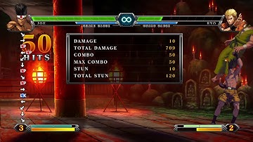 The King of Fighters XIII Joe double stun combo