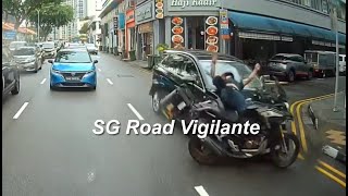 7jan2026   lavender road motorcyclist changing lane and got rear ended