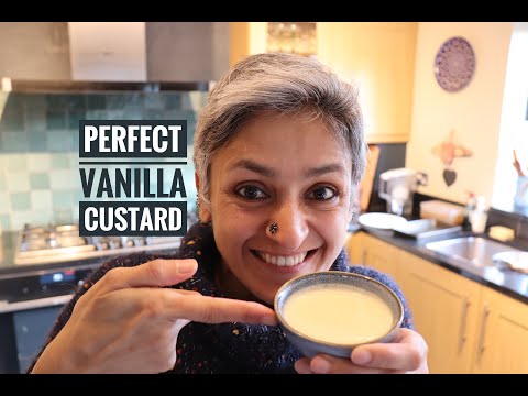 HOMEMADE CUSTARD  How to make perfect vanilla custard  withme  Food with Chetna