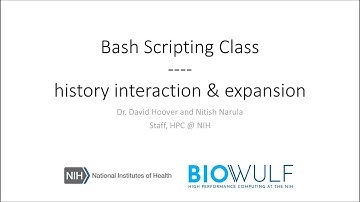 Bash Scripting Class: History Interaction and Expansion