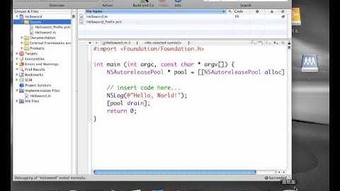 【渥瑞达】OC第1讲02 Xcode的介绍及使用