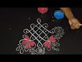 Simple&easy rangoli designs,Muggulu with dots, Daily kolam&rangoli,Sikku kolam,Melikela muggulu.