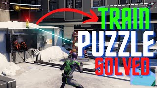 Spider Man Miles Morales PC - Train Puzzle Solve (Most Easy Way)