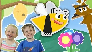 Why Do Bees Sting? | Learning Video For Kids | Toddler Fun Learning